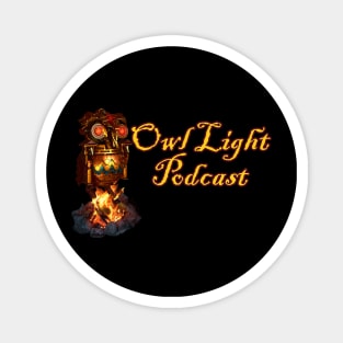 Old School Owl Light Podcast Magnet